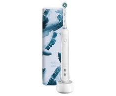 Dantų šepetėlis Oral-B Pro CrossAction Baltas + Eturi Baltas