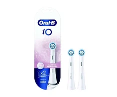 Oral-B | Replaceable Dantų šepetėlis Heads | iO Refill Gentle Care | Heads | Suaugusiems | Šepetėlių skaičius galvutės įeina 2 | Number of teeth brushing modes Does not apply | Baltas