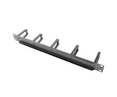 LANBERG AK-1202-B cable management panel type B 19 1U juodas