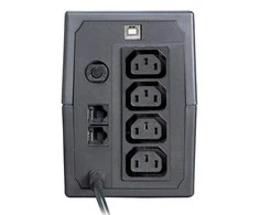 Orvaldi i650LCD USB | Maitinimo šaltinis awaryjny | UPS, 600VA/360W, 7Ah, 4x IEC