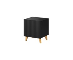 Cama Meble Naktinis Staliukas - Pafos 2 Vnt. 45x40x51 Cm Matinė Juoda
