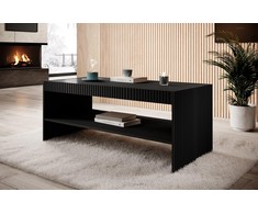 Cama Meble Kavos Staliukas - Pafos 120x60x50 Cm Juodas Matinis