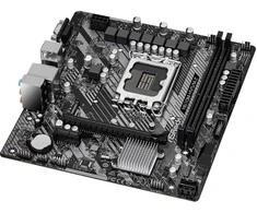 Pagrindinė plokštė ASROCK Intel H610/LGA1700/MicroATX/Memory DDR4/Atminties lizdai 2/1xPCI-Express 3.0 1x/1xPCI-Express 4.0 16x/1xM.2/1x15pin D-sub/1xHDMI/1xAudio-In/1xAudio-Out/1xMikrofonas/4xUSB 2.0/2xUSB 3.2