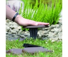 PROSPERPLAST PALISADA OGRODOWA PŁASKA 2 BRĄZOWA 3,8m