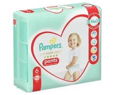 Sauskelnės-kelnaitės Pampers Premium Pants Value Pack, 6 dydis, 31 vnt.