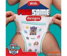 Pampers Active Baby Pants Sauskelnės-Kelnaitės - Šunyčių patrulių leidimo, 6 dydis, 14-19kg, 60 vnt.