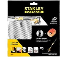 Šlifavimo tinkleliai Stanley Fatmax 225 mm STA39297-XJ 5 vnt