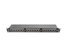 LANBERG PPS5-1024-B Patch Panel 24 prievadas 1U kat. 5e ekranuotas juodas
