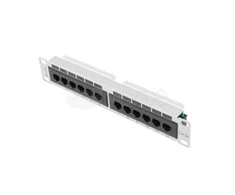 LANBERG PPU5-9012-S Lanberg Patch Panel 10, 12 port 1U, cat.5e, pilka