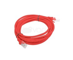 PATCHCORD KAT.6 UTP 3M Raudonas FLUKE PASSED LANBERG