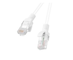 LANBERG patchcord kat.6 1m baltas