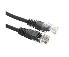 Alantec KKU5CZA3 networking cable Juodas 3 m Cat5e U/UTP (UTP)