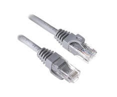 Alantec KKU5SZA2 Network cable 1 m Cat5e U/UTP (UTP) Gray