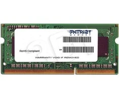 PATRIOT SIGNATURE DDR3 8GB CL11 PC3-12800 (1600MHZ) SODIMM