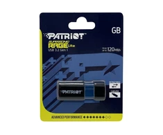 USB Atmintinė - Patriot Supersonic Rage Lite 64GB USB 3.2 Gen 1 Juoda