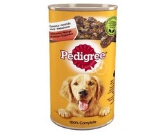 Drėgnas Šunų Maistas - Pedigree Jautiena Suaugusiems 1.2kg