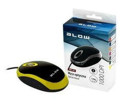 Optinė pelė BLOW MP-20 USB geltona