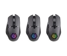 Žaidimų Pelė - Pelė Defender GM-514 RGB 3200 DPI Juoda