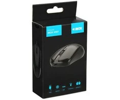 iBOX i007 su laidu optinė pelė, juodas