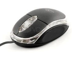 ESPERANZA TM102K - 5905784768854 TITANUM TM102K RAPTOR - su laidu USB Optinė pelė 3D 1000 DPI Juodas BLISTER