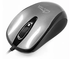 Itin ergonomiška optinė pelė Media-Tech PLANO MT1091S, USB jungtis, 800DPI, sidabrinė
