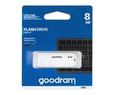 USB laikmena Goodram UME2-0080W0R11, 8GB USB 2.0, balta
