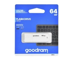 GOODRAM UME2-0640W0R11 GOODRAM atmintis USB UME2 64GB USB 2.0 Baltas