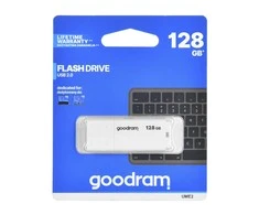 GOODRAM UME2-1280W0R11 GOODRAM atmintis USB UME2 128GB USB 2.0 Baltas