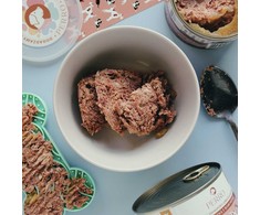 PERRO Junior Pork su morkomis - šlapias šunų maistas - 410g