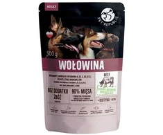 PetRepublic Drėgnas Šunų Maistas - PET REPUBLIC Suaugusiųjų Jautiena 500g