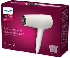 Plaukų džiovintuvas Philips 5000 BHD501/00 balta