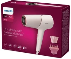 Plaukų džiovintuvas Philips BHD530/00, rožinis