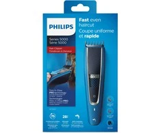 Philips 5000 series HC5612/15 plaukų kirpimo mašinėlės/kirpimo mašinėlė Juodas, Mėlyna 28 Nikelio-metalo hidridas (NiMH)
