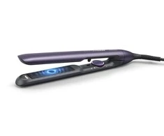 Philips | Plaukų tiesinimo žnyplės | BHS752/00 | Garantija 24 mėn. | Ceramic heating system | Ionic function | Ekranas LED | Temperature (max) 230 °C | Number of heating levels 12 | Metallic Dark Violetinė