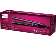 Philips | Plaukų tiesinimo žnyplės | BHS752/00 | Garantija 24 mėn. | Ceramic heating system | Ionic function | Ekranas LED | Temperature (max) 230 °C | Number of heating levels 12 | Metallic Dark Violetinė