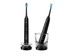 Elektrinis dantų šepetėlis Philips Sonicare DiamondClean 9000 HX9914/54, Juodas