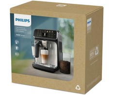Kavos aparatas Philips EP4443/70 Pilnai Automatinis Espresso Aparatas, 12 bar, 1500 W, Baltas/Juodas | Philips