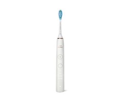 Philips DiamondClean Elektrinis dantų šepetėlis HX9911/94 Įkraunamas, Suaugusiems, Šepetėlių skaičius galvutės įeina 1, Number of teeth brushing modes 4, Sonic technology, Baltas