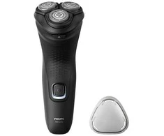 Barzdaskutė Philips elektrinis skustuvas | S1141/00 1000 serija | Veikimo laikas (maks.) 40 min | Drėgnas ir sausas | NiMH | Gilus Juodas