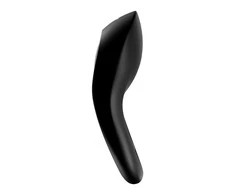 Satisfyer Legendary Duo juodas vibruojantis gaidžio žiedas
