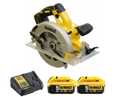 Akumuliatorinis diskinis pjūklas Dewalt DCS570P2 18V 2x5Ah