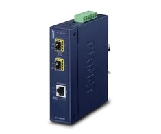 PLANET IGT-1205AT tinklo medijos keitiklis 1000 Mbit/s Mėlyna