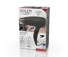 Adler | Plaukų džiovintuvas | AD 2266 | 1200 W | Number of temperature settings 2 | Juodas