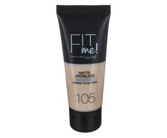 Makiažo pagrindas Maybelline Fit Me Matte+Poreless (105 Natural Ivory) 30ml