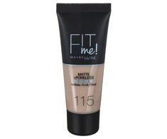 Makiažo pagrindas Maybelline Fit Me Matte+Poreless (115 Ivory) 30ml
