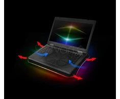 Kilimėlio aušinimas po nešiojamuoju kompiuteriu Thermaltake Massive 20 RGB CL-N014-PL20SW-A (19 colių, 1 ventiliatorius)