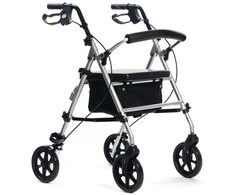 MDH Judėjimo Priemonė - Aliuminis Stovas 120kg Talpa, Reguliuojamas Sėdynė 51-56cm, Sulankstomas