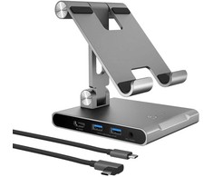 „J5create“ – daugiakampis stovas su prijungimo stotele, skirtas „iPad Pro“