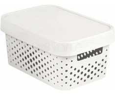 Daiktadėžė CURVER, 4,5 l, balta, 27×19×12 cm