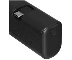 Anker Nano Power Bank Integruotas su USB-C jungtimi | A1653H11 | 5000 mAh | Juodas